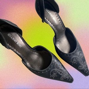 Gianni Bini studded boho heels